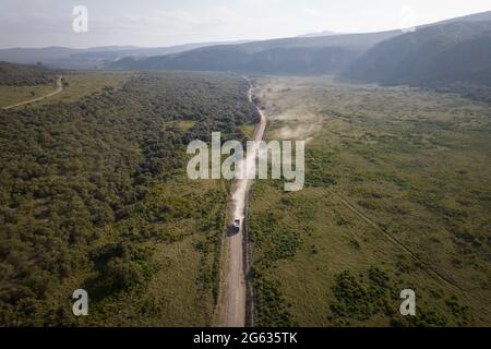 Hell's Gate National Paris, Naivasha, Kenya, Africa orientale. Foto Stock