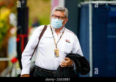 Spielberg, Austria. 2 luglio 2021: Spielberg, Austria. 02 luglio 2021. BRAWN Ross (gbr), Managing Director of Motorsport Formula One Group, ritratto durante la Formula 1 Grosser Preis von Osterreich 2021, 2021 Gran Premio d'Austria, nono appuntamento del Campionato del mondo FIA Formula uno 2021 dal 2 al 4 luglio 2021 sul Red Bull Ring, a Spielberg, Austria - Photo Florent Gooden/DPPI Credit: Agenzia fotografica indipendente/Alamy Live News Foto Stock