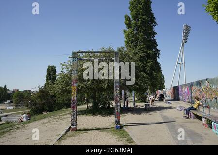 Friedrich-Ludwig-Jahn-Sportpark (parco sportivo Friedrich Ludwig Jahn) Foto Stock