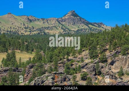 coburn montagna vicino a craig, montana Foto Stock