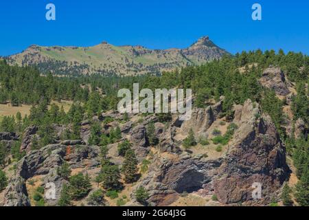 coburn montagna vicino a craig, montana Foto Stock