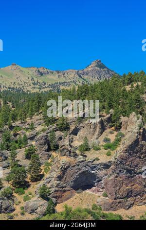 coburn montagna vicino a craig, montana Foto Stock