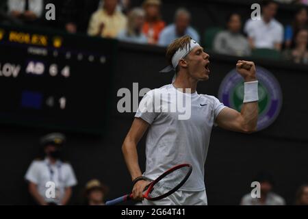 Londra, Regno Unito. 02 luglio 2021. WIMBLEDON 2021 DAY 5 Credit: Roger Parker/Alamy Live News Foto Stock