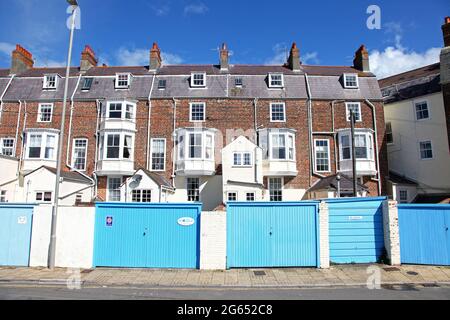 Città vecchia di Weymouth a Dorset, Inghilterra. Foto Stock