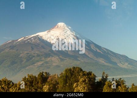 Vista sul vulcano Osorno, Cile Foto Stock