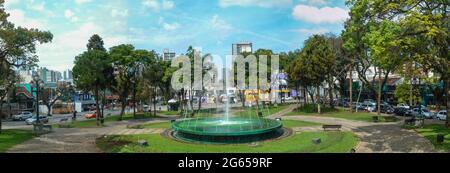 Scene dal centro di Curitiba in Parana, Brasile meridionale Foto Stock