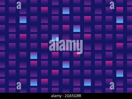 Disegno di ripetizione. Sfondo gradiente astratto. Forme geometriche sullo schermo Illustrazione Vettoriale