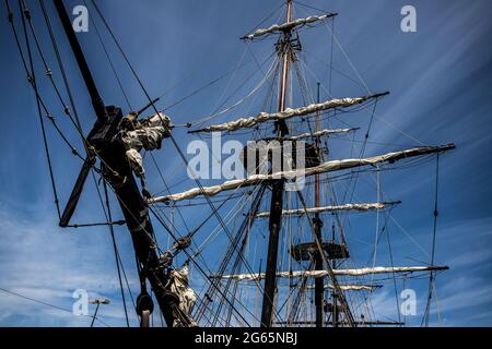 etoile du roy, nave storica a St.Malo Foto Stock