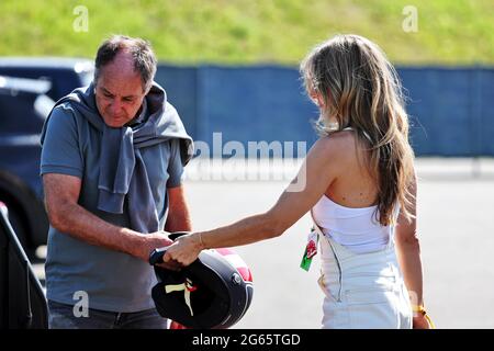 Spielberg, Austria. 03 luglio 2021. Gerhard Berger (AUT). 03.07.2021. Campionato del mondo Formula 1, Rd 9, Gran Premio d'Austria, Spielberg, Austria, Giorno di qualificazione. Il credito fotografico dovrebbe essere: XPB/immagini dell'associazione stampa. Credit: XPB Images Ltd/Alamy Live News Foto Stock