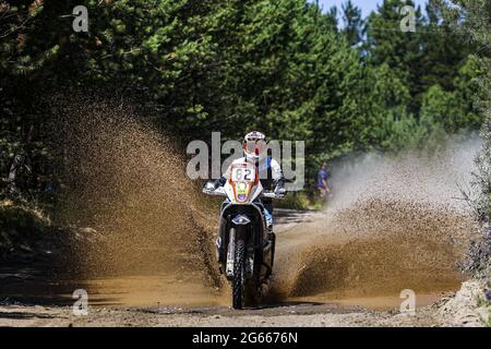 82 Ganzorg Temuujin (mng), KTM RFR 450, azione durante il Rally della Via della Seta 2021 seconda tappa tra Novosibirsk e Gorno-Altaysk, in Russia il 03 luglio 2021 - Foto Julien Delfosse / DPPI Foto Stock