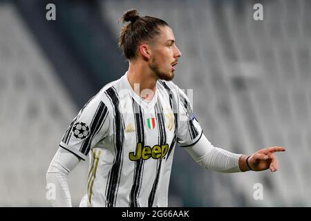 Radu Dragusin della Juventus FC durante la stagione 2020/21 della Champions League della Juventus FC allo stadio Allianz di Torino - / LM Foto Stock