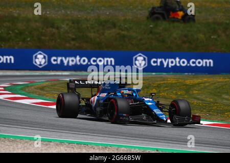 Spielberg, Osterreich. 03 luglio 2021. 14 Fernando Alonso, Alpine. Formula 1 Campionato del mondo 2021, GP d'Austria 1-4 luglio 2021 Credit: Agenzia fotografica indipendente/Alamy Live News Foto Stock