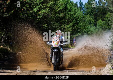 82 Ganzorg Temuujin (mng), KTM RFR 450, azione durante il Rally della Via della Seta 2021 seconda tappa tra Novosibirsk e Gorno-Altaysk, in Russia il 03 luglio 2021 - Foto Julien Delfosse / DPPI Foto Stock