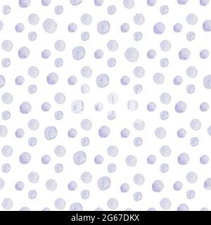 Acquerello caramella gocce carta digitale. Motivo senza cuciture verniciato a mano isolato su bianco. Foto Stock