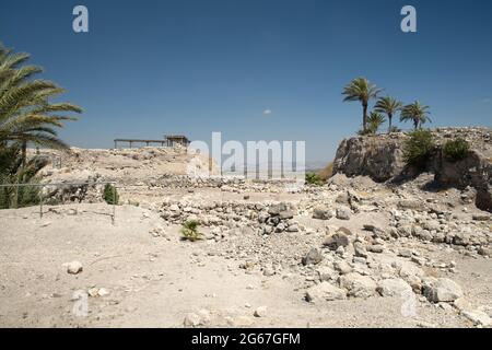 Megido Canaanita e Israelita. Foto di alta qualità da Israele Foto Stock