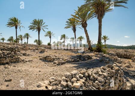 Megido Canaanita e Israelita. Foto di alta qualità da Israele Foto Stock