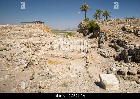 Megido Canaanita e Israelita. Foto di alta qualità da Israele Foto Stock