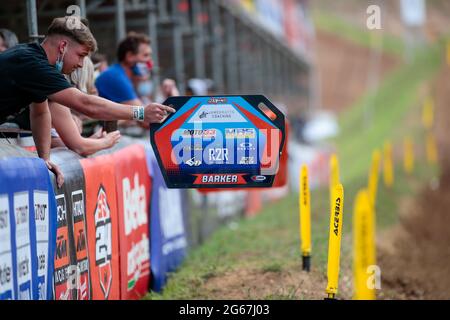 Maggiora / Novara - Italia, 03 luglio 2021, in occasione dei Campionati mondiali di motocross FIM MX125 del 2021, il 3 luglio 2021 a Maggiora, Italia - Foto Nderim Kaceli / Alamy Live News Foto Stock