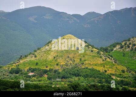 Vista di Sant'Agata de' Goti Foto Stock