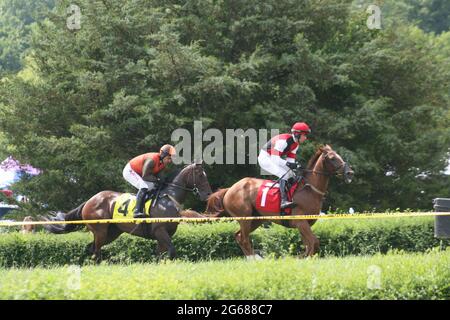 Evento di beneficenza a Nashville, Tennessee, USA, The Iroquois Steeplechase 2021 Foto Stock