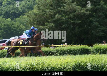 Evento di beneficenza a Nashville, Tennessee, USA, The Iroquois Steeplechase 2021 Foto Stock