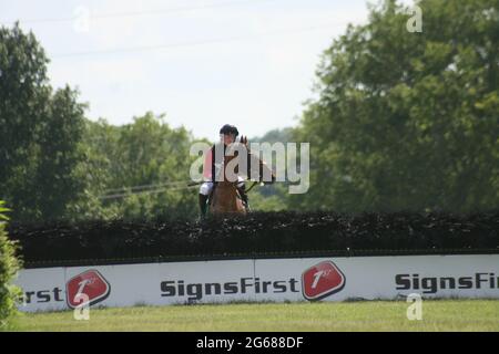 Evento di beneficenza a Nashville, Tennessee, USA, The Iroquois Steeplechase 2021 Foto Stock