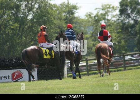 Evento di beneficenza a Nashville, Tennessee, USA, The Iroquois Steeplechase 2021 Foto Stock