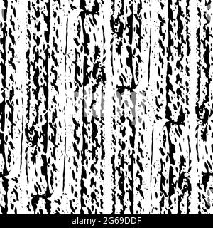 Vettore astratto auto o moto pneumatico a strisce senza giunture di sfondo. Battistrada delle ruote a strisce verticali con trama pittorica. Bianco e nero monocromatico Illustrazione Vettoriale