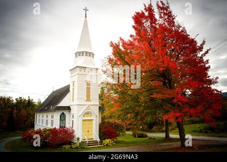 Cappella di San Matteo in suggestar collina New hampshire Foto Stock