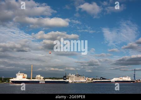 Im Bereich im Bereich im Bereich im Bereich im Bereich im Bereich im Bereich im Bereich im Bereich und die Ostseefähre nach Tallin Foto Stock