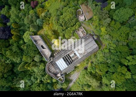 Cardross, Scozia, Regno Unito. 27 Giugno 2021. Il Seminario di San Pietro deve essere sviluppato dalla fiducia educativa della comunità locale Foto Stock