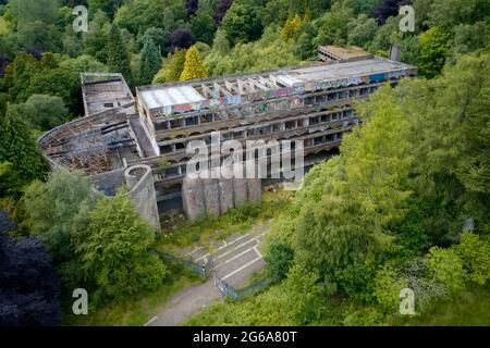Cardross, Scozia, Regno Unito. 27 Giugno 2021. Il Seminario di San Pietro deve essere sviluppato dalla fiducia educativa della comunità locale Foto Stock