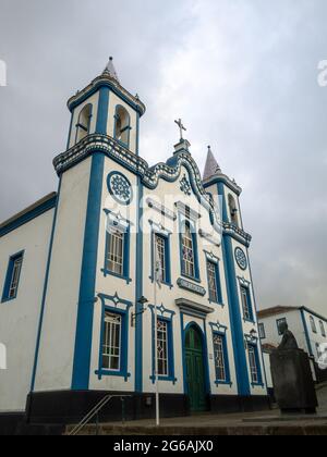 Igreja do Senhor Santo Cristo, Praia da Vitoria Foto Stock