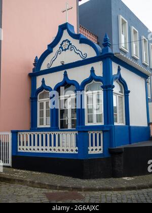 Império do Divino Espirito Santo, Praia da Vitoria, Isola di Terceira Foto Stock