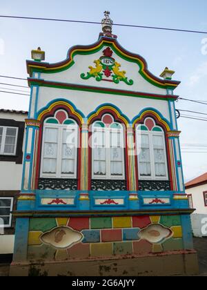 Império do Divino Espirito Santo de Porto Judeu, Isola di Terceira Foto Stock