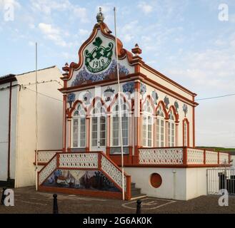 Império do Divino Espirito Santo de São Sebastião, Isola di Terceira Foto Stock