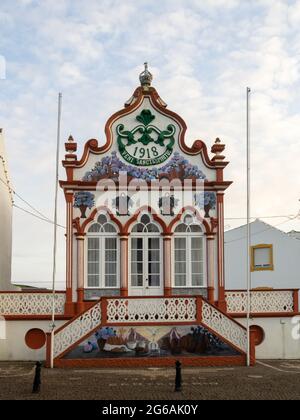 Império do Divino Espirito Santo de São Sebastião, Isola di Terceira Foto Stock