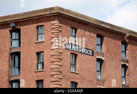 Albert Dock Foto Stock