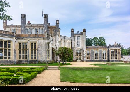 Highcliffe Castle, Highcliffe, Dorset, Inghilterra, Regno Unito Foto Stock