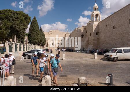 Betlemme, Israele - 9 settembre 2018: Chiesa della Natività Foto Stock