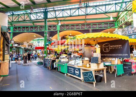Borough Market, London Bridge, Londra, Regno Unito Foto Stock
