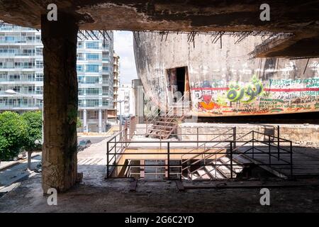 Interno del Teatro Egg nel centro della città di Beirut in Libano Foto Stock