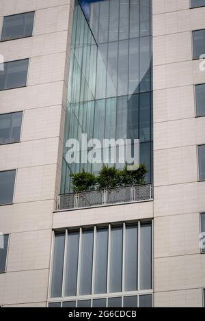 AGA Khan Center Building, Lewis Cubitt Park, Handycam area, King's Cross URBAN Regeneration, Londra, Inghilterra, Regno Unito Foto Stock