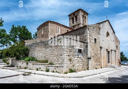 Chiesa di San Giorgio, la più antica chiesa di Campobasso. Campobasso, Molise, Italia, Europa Foto Stock