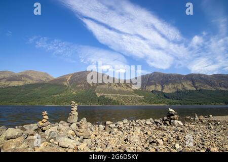Loch Lochy a Lochaber, Scottish Highlands, Regno Unito Foto Stock