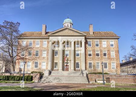 Il South Building dell'Università del North Carolina di Chapel Hill è stato uno dei primi edifici costruiti nel campus Foto Stock