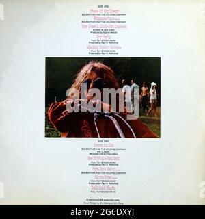 Janis Joplin: 1973. Copertina posteriore compilation LP: Greatest Hits Foto Stock