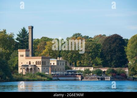 Historische Meierei im Neuen Garten, albergo e birreria, Potsdam, Brandeburgo, Germania Foto Stock