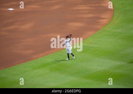 Atlanta Braves giocatori Foto Stock