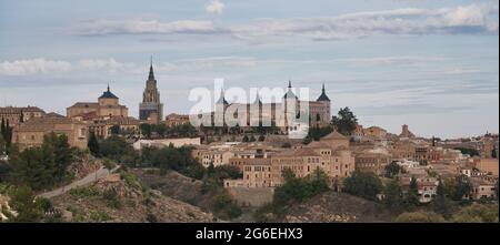 Foto del panorama di Toledo in Spagna Foto Stock